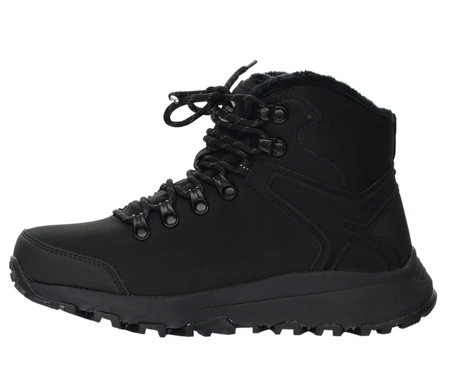 Czarne sportowe trzewiki męskie buty zimowe outdoorowe American Club