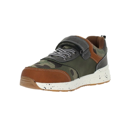 Buty dla chłopca na wiosnę na rzepy skórzana wkładka American Club