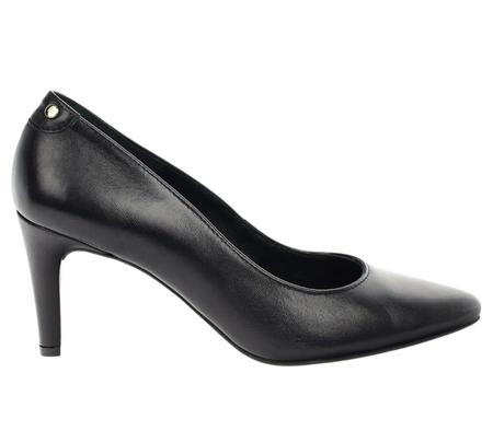 Czarne klasyczne czółenka na szpilce RYŁKO