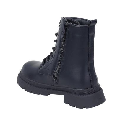 Ocieplane botki dziecięce dla dziewczynki eleganckie buty zimowe