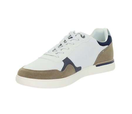 Białe adidasy męskie wygodne z profilowaną wkładką memory foam American Club