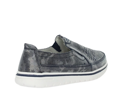 Skórzane damskie tenisówki eleganckie szyte wsuwane półbuty Jezzi