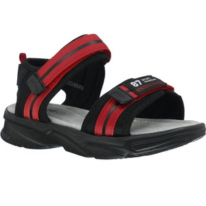 Sandały dziecięce sportowe na rzepy ze skórzaną wkładką NEWS