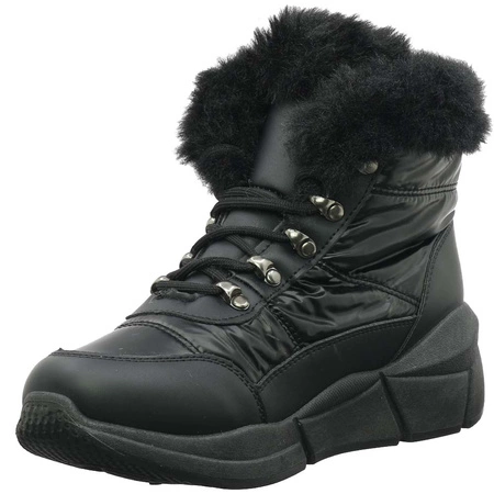 Sneakersy z futerkiem śniegowce damskie NEWS 22SN26-5002