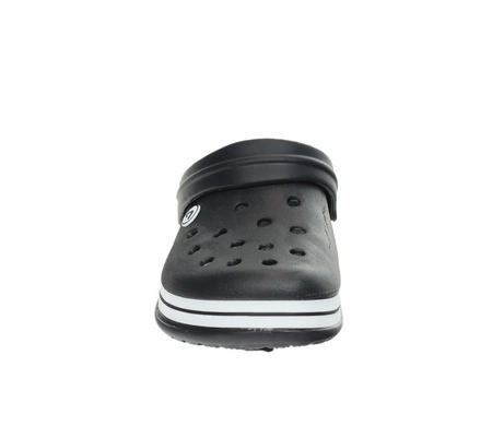 Dziecięce kroksy czarne dziurkowane American Club