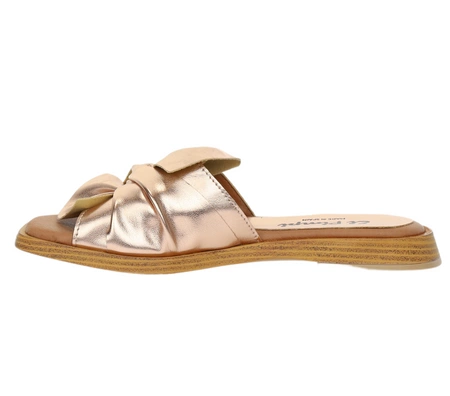 Modne klapki damskie eleganckie z miękką wkładką El Pimpi - Made in Spain