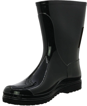 Czarne kalosze damskie wysokie American Club