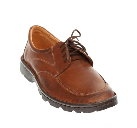 Komfortowe półbuty męskie ze skóry naturalnej ŁUKBUT