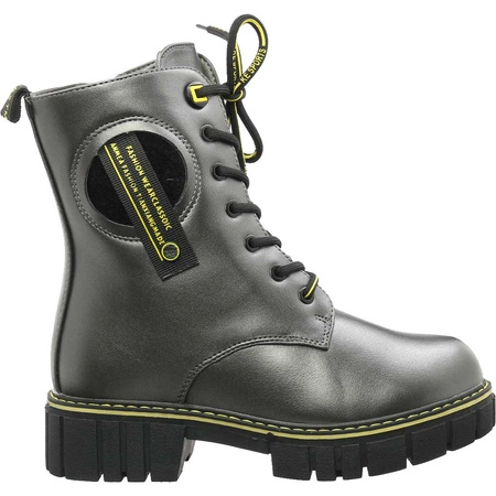 Traperki dziewczęce buty ocieplane wełną MissE