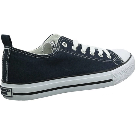 Granatowe trampki szkolne na białej podeszwie American Club