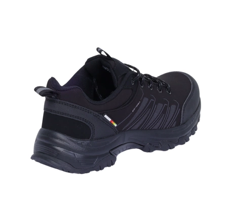 Adidasy czarne nieprzemakalne młodzieżowe z odblaskami American Club