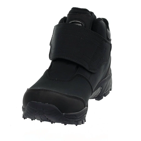 Czarne buty zimowe męskie na rzep wodoodporne American Club