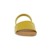 Żółte skórzane sandały damskie płaskie El Pimpi - Made in Spain