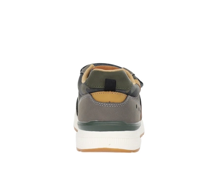 Adidasy dziecięce na rzepy z profilowaną, skórzaną wkładką American Club