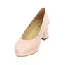  Czółenka damskie skórzane w kolorze perłowo/różowym Gino Fabiani