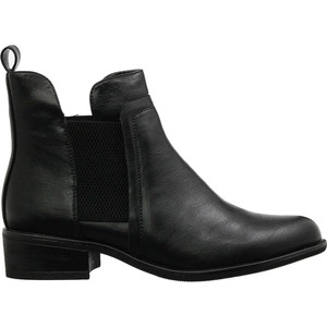 Czarne botki damskie płaskie sztyblety Jezzi