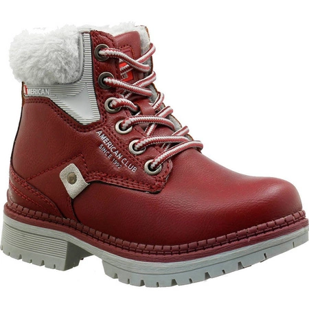 Buty zimowe dziewczęce trzewiki American