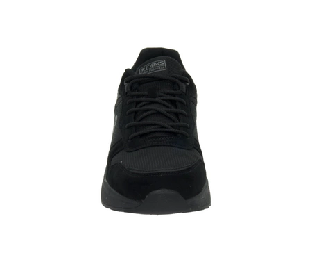 Czarne adidasy męskie na grubszej podeszwie oddychające NEWS