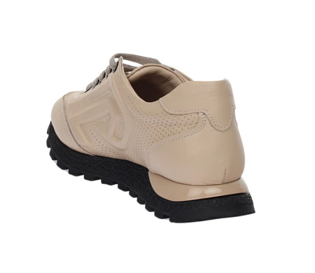 Skórzane adidasy damskie cieliste eleganckie MODO