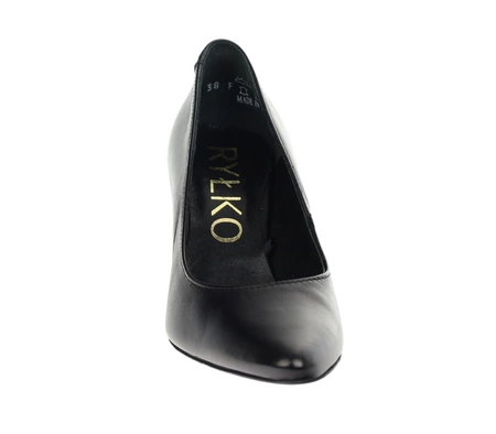 Czarne klasyczne czółenka na szpilce RYŁKO