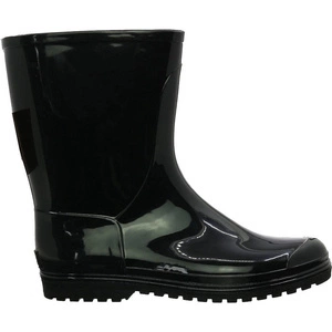 Czarne kalosze damskie wysokie American Club