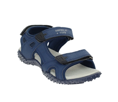Sportowe sandały męskie/chłopięce na rzepy wytrzymałe American Club