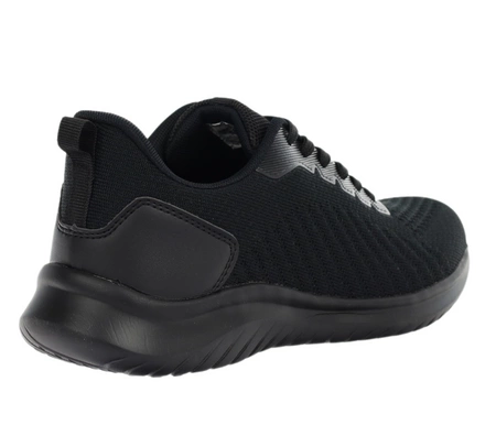 Lekkie adidasy czarne chłopięce oddychające American Club