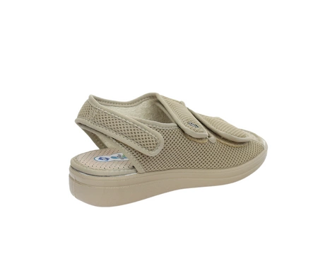 Zdrowotne ortopedyczne sandały damskie regulowane na rzepy BEFADO