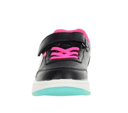 Kolorowe adidasy dziecięce skórzane w środku American Club