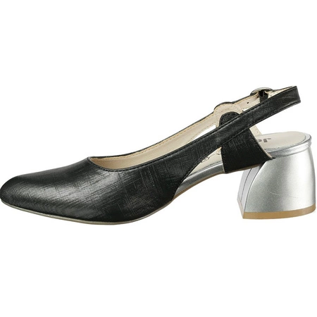 Czółenka na wygodnym niskim obcasie eleganckie Jezzi