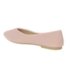 Balerinki damskie wycięte pudrowy róż czółenka płaskie Jezzi
