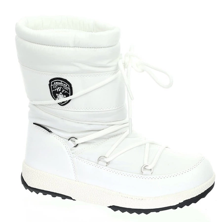 Śniegowce damskie białe wysokie bardzo ciepłe American Club