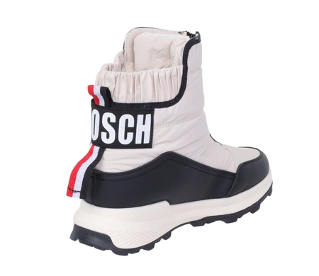 Jasne śniegowce damskie ciepłe buty zimowe na zamek NEWS