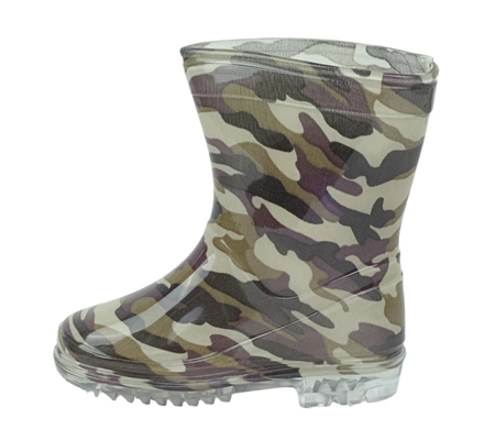 Kalosze dziecięce dla chłopca gumowce wysokie