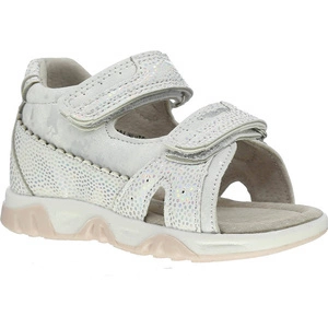 Sandały dziewczęce usztywniane ze skórzaną wkładką Miss E