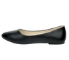 Czarne baleriny damskie z eko skóry miękkie Jezzi