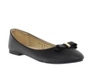 Czarne baleriny damskie z kokardką EVENTO