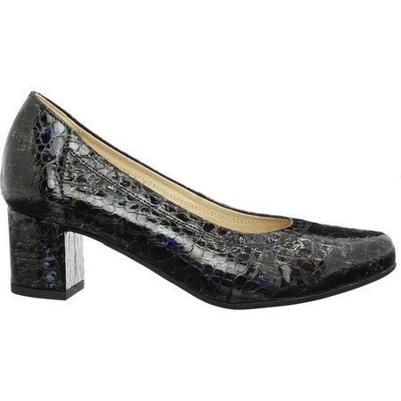 Eleganckie czółenka na niskim obcasie skórzane małe rozmiary Gino Fabiani