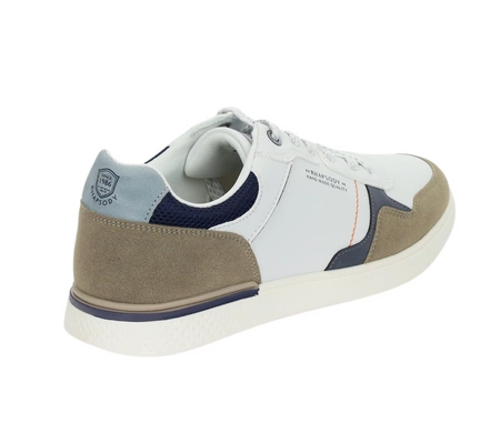 Białe adidasy męskie wygodne z profilowaną wkładką memory foam American Club