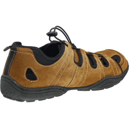 Skórzane sandały męskie trekkingowe American Club