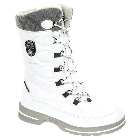 Śniegowce damskie białe wysokie wodoodporne American Club