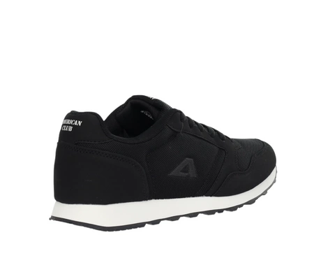Czarne adidasy męskie komfortowe z wkładką MEMORY American Club