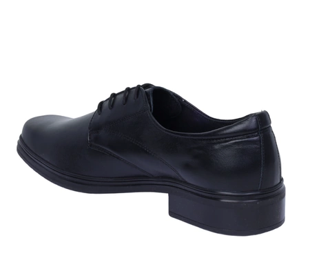 Męskie półbuty garniturowe skórzane komfortowe Łukbut