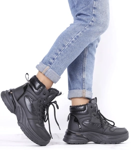 Sneakersy damskie zimowe ocieplane śniegowce Jezzi