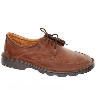 Komfortowe półbuty męskie ze skóry naturalnej ŁUKBUT