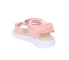 Różowe sandały dziewczęce na rzepy świecące podeszwy American Club