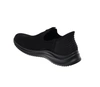 Czarne adidasy męskie z tkaniny wsuwane slip-on American Club