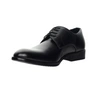 Czarne półbuty męskie eleganckie garniturowe UNISOFT