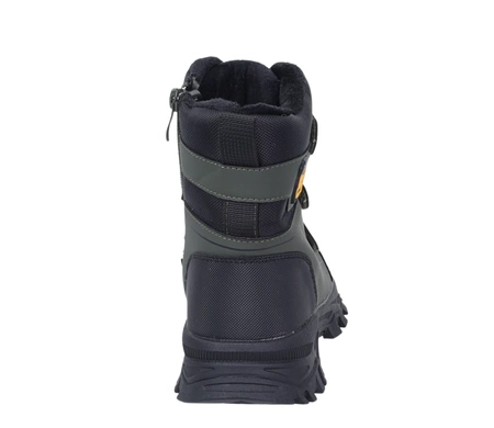 Wodoodporne buty zimowe dla chłopca trzewiki na rzepy tanie NEWS