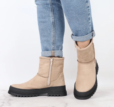 Ciepłe śniegowce botki Emu ocieplane naturalną wełną Polskie Gino Fabiani